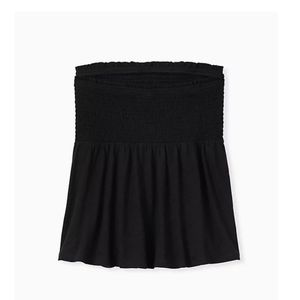 Torrid black strapless top